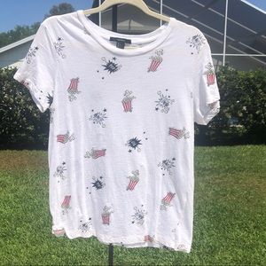 FOREVER 21 Popcorn Tee size large
